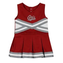 Colosseum Infant Girls' Montana Grizzlies Carousel Cheer Set Maroon