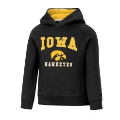 Colosseum Toddler Iowa Hawkeyes Chimney Hoodie Black