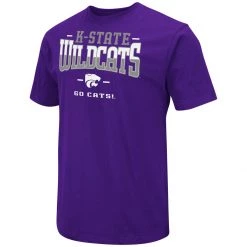 Colosseum Kansas State Wildcats Playbook T-Shirt Purple