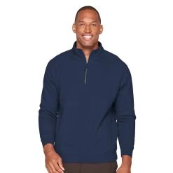 Men's Colosseum Authentic 1/4 Zip Heather Grey -Colosseum Sales Shop unnamed file 77