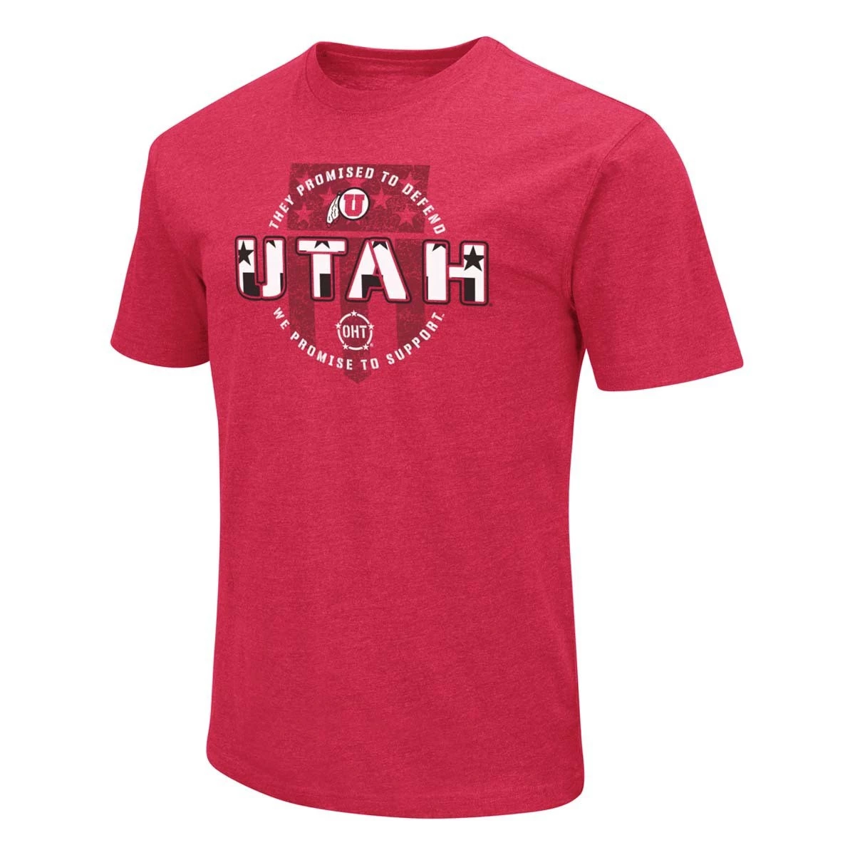 Colosseum Utah Utes Operation Hat Trick Midway T-Shirt Red 1 Colosseum Utah Utes Operation Hat Trick Midway T-Shirt Red