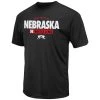 Colosseum Nebraska Cornhuskers Trial Wrestling T-Shirt Black