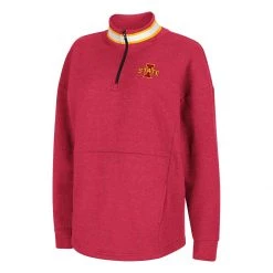 Colosseum Women's Iowa State Cyclones Alice 1/4 Zip Top Cardinal 5 Colosseum Women's Iowa State Cyclones Alice 1/4 Zip Top Cardinal -Colosseum Sales Shop unnamed file 785