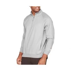 Men's Colosseum Authentic 1/4 Zip Heather Grey -Colosseum Sales Shop unnamed file 79