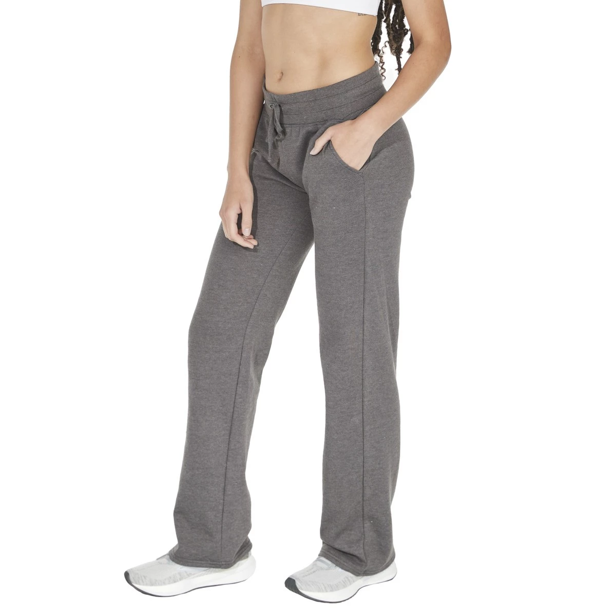 Women's Colosseum Open Bottom Fleece Sweatpants Vanilla Cream 5 Women's Colosseum Open Bottom Fleece Sweatpants Vanilla Cream - Image 5