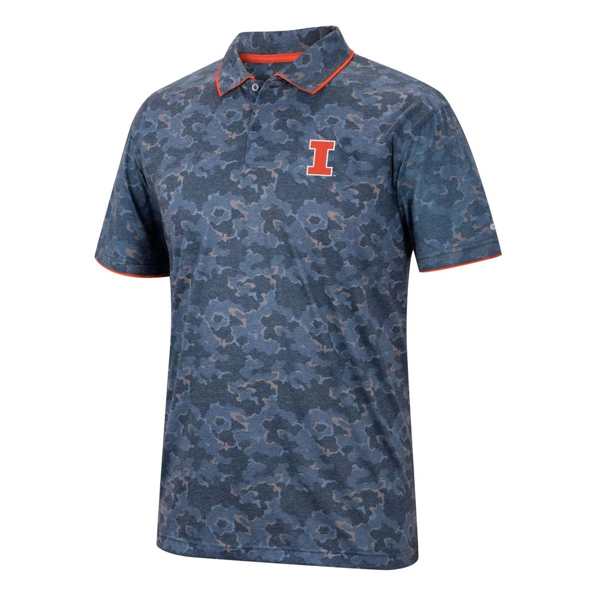 Colosseum Illinois Fighting Illini Tivo Polo Navy 1 Colosseum Illinois Fighting Illini Tivo Polo Navy