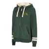 Colosseum Women's North Dakota State Bison Riptide Full Zip Hoodie Green
