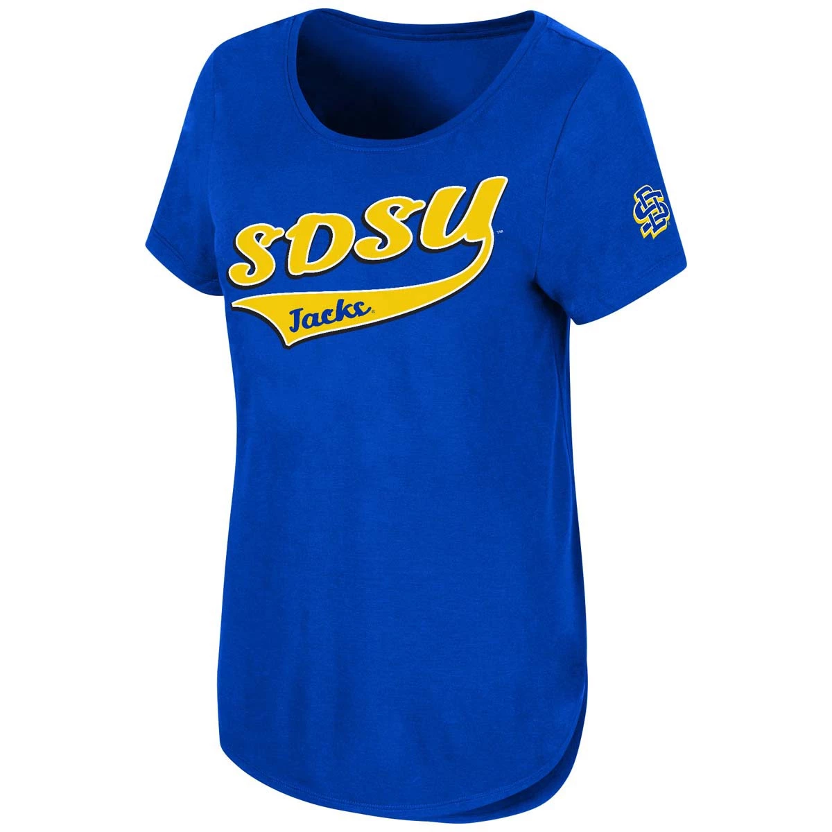 Colosseum Women's South Dakota State Jackrabbits Down To River T-Shirt Royal 1 Colosseum Women's South Dakota State Jackrabbits Down To River T-Shirt Royal