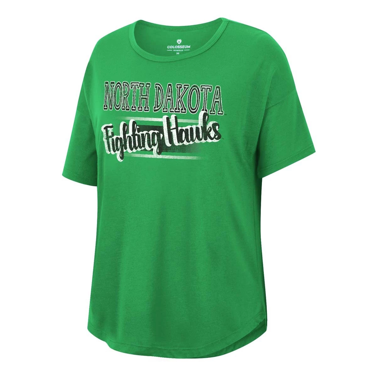 Colosseum Women's North Dakota Fighting Hawks Reporter T-Shirt Kelly Green 3 Colosseum Women's North Dakota Fighting Hawks Reporter T-Shirt Kelly Green - Image 3