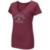 Colosseum Women's Montana Grizzlies Playbook T-Shirt Heather Grey