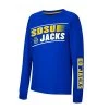 Colosseum Kids' South Dakota State Jackrabbits Fiduciary Long Sleeve Shirt Royal