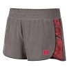 Colosseum Women's Nebraska Cornhuskers Pamela Shorts Grey Heather