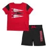 Colosseum Infant Nebraska Cornhuskers Herman T-Shirt & Shorts Set Red