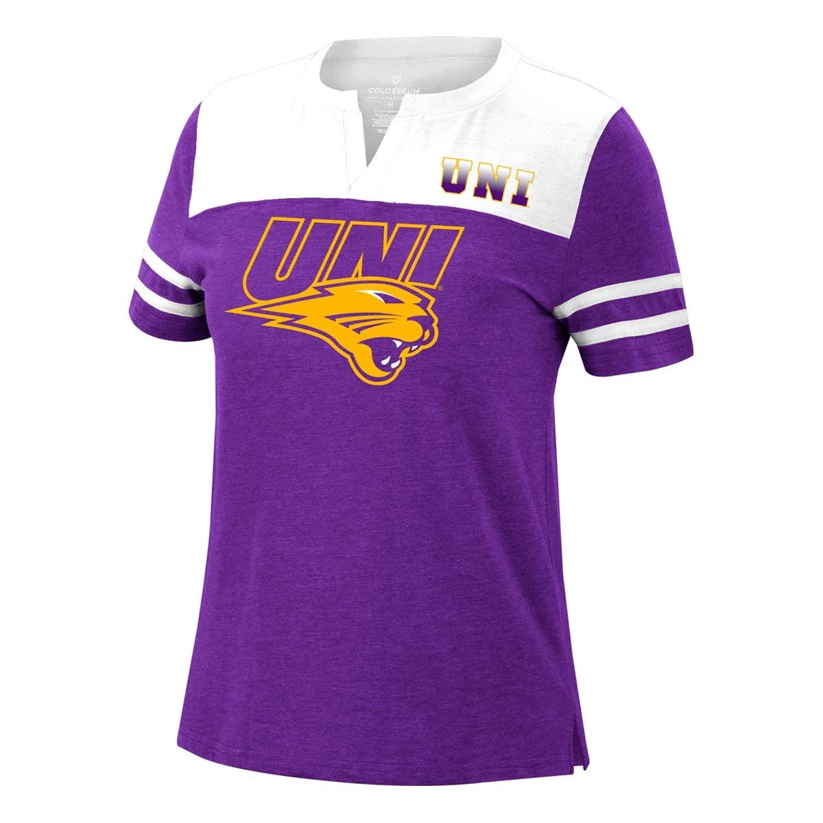 Colosseum Women's Northern Iowa Panthers Dinner Party T-Shirt Purple 3 Colosseum Women's Northern Iowa Panthers Dinner Party T-Shirt Purple - Image 3
