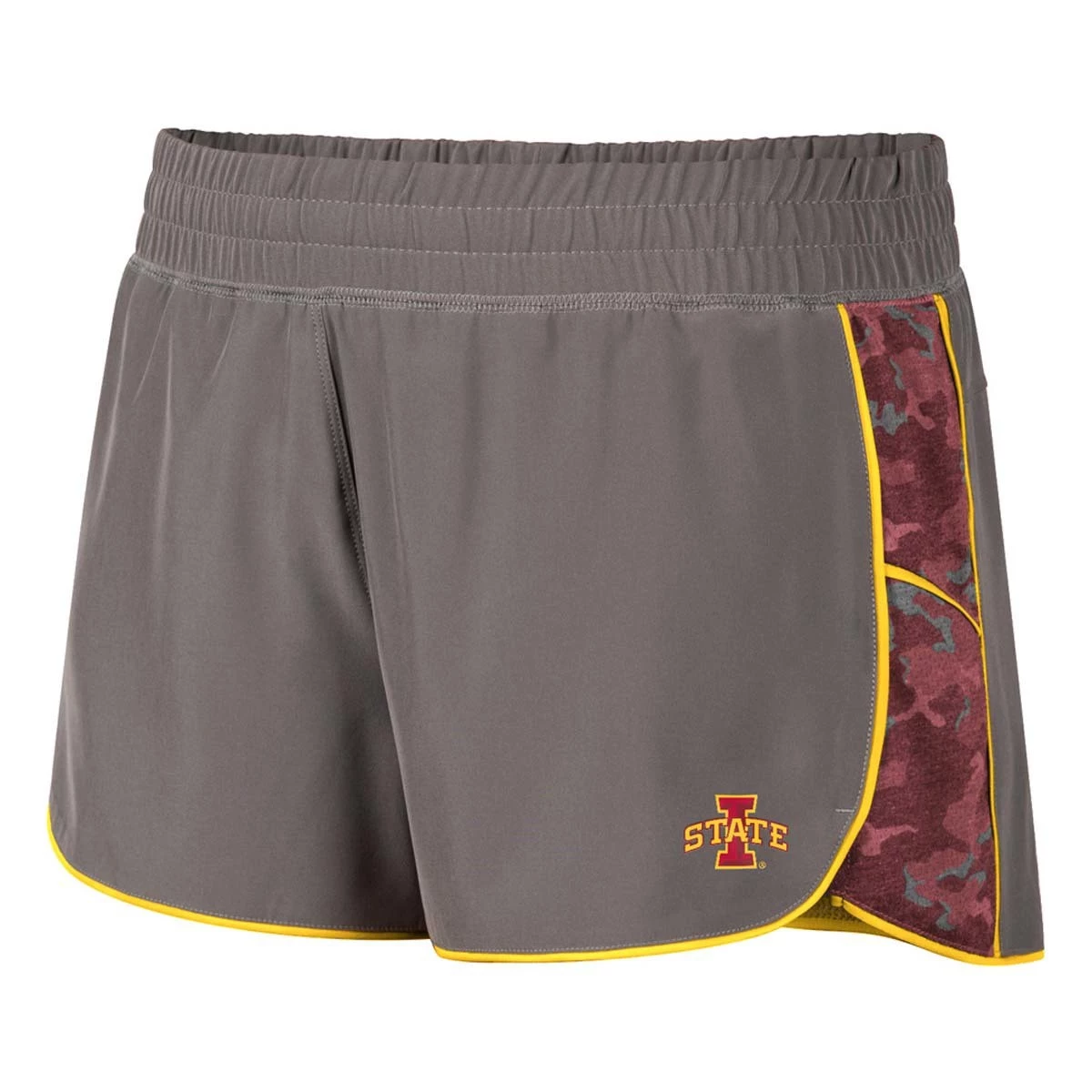 Colosseum Women's Iowa State Cyclones Pamela Shorts Grey Heather 2 Colosseum Women's Iowa State Cyclones Pamela Shorts Grey Heather - Image 2