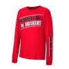 Colosseum Kids' Nebraska Cornhuskers Fiduciary Long Sleeve Shirt Red