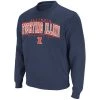 Colosseum Illinois Fighting Illini Now 22 Crewneck Sweatshirt Navy
